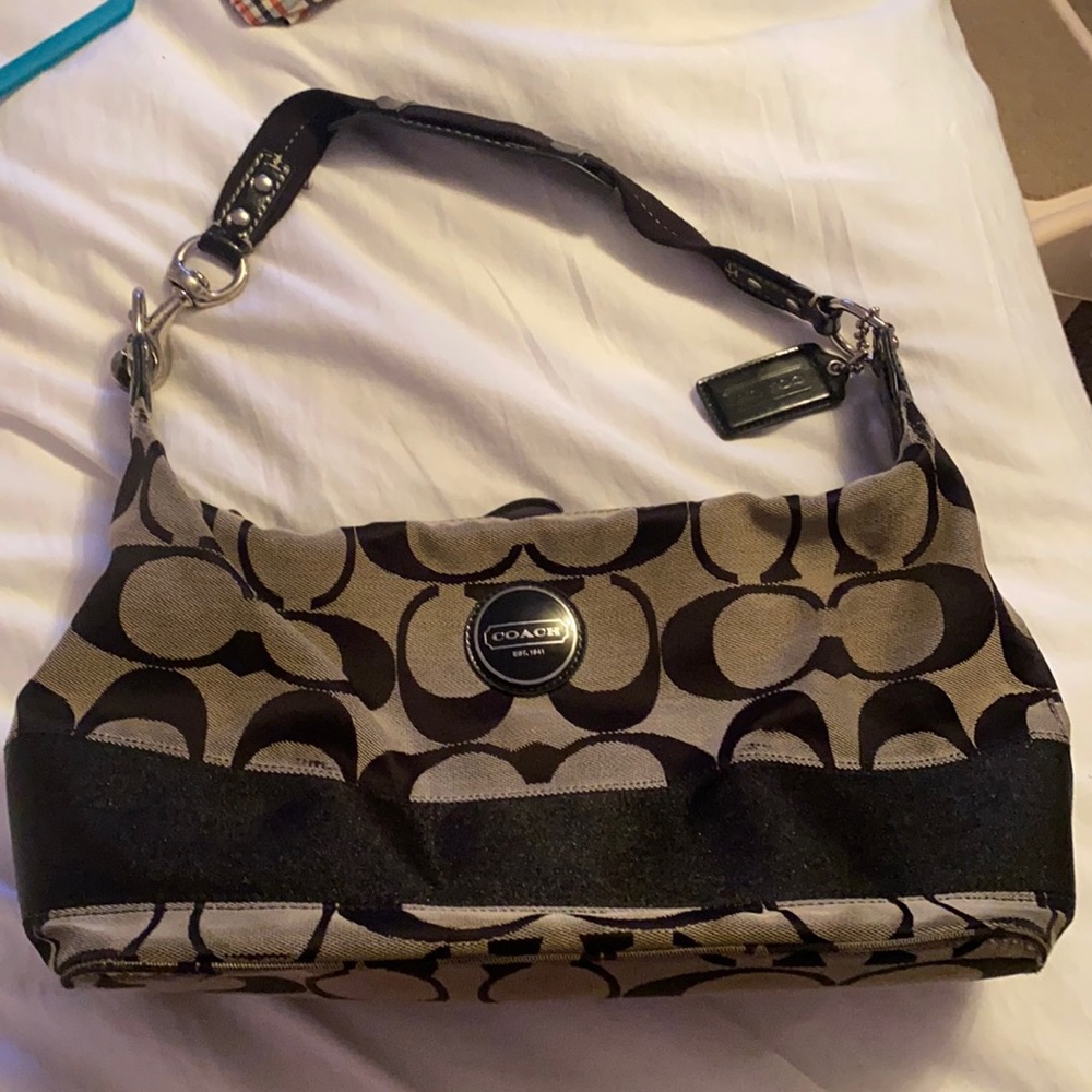 Monogram coach bag